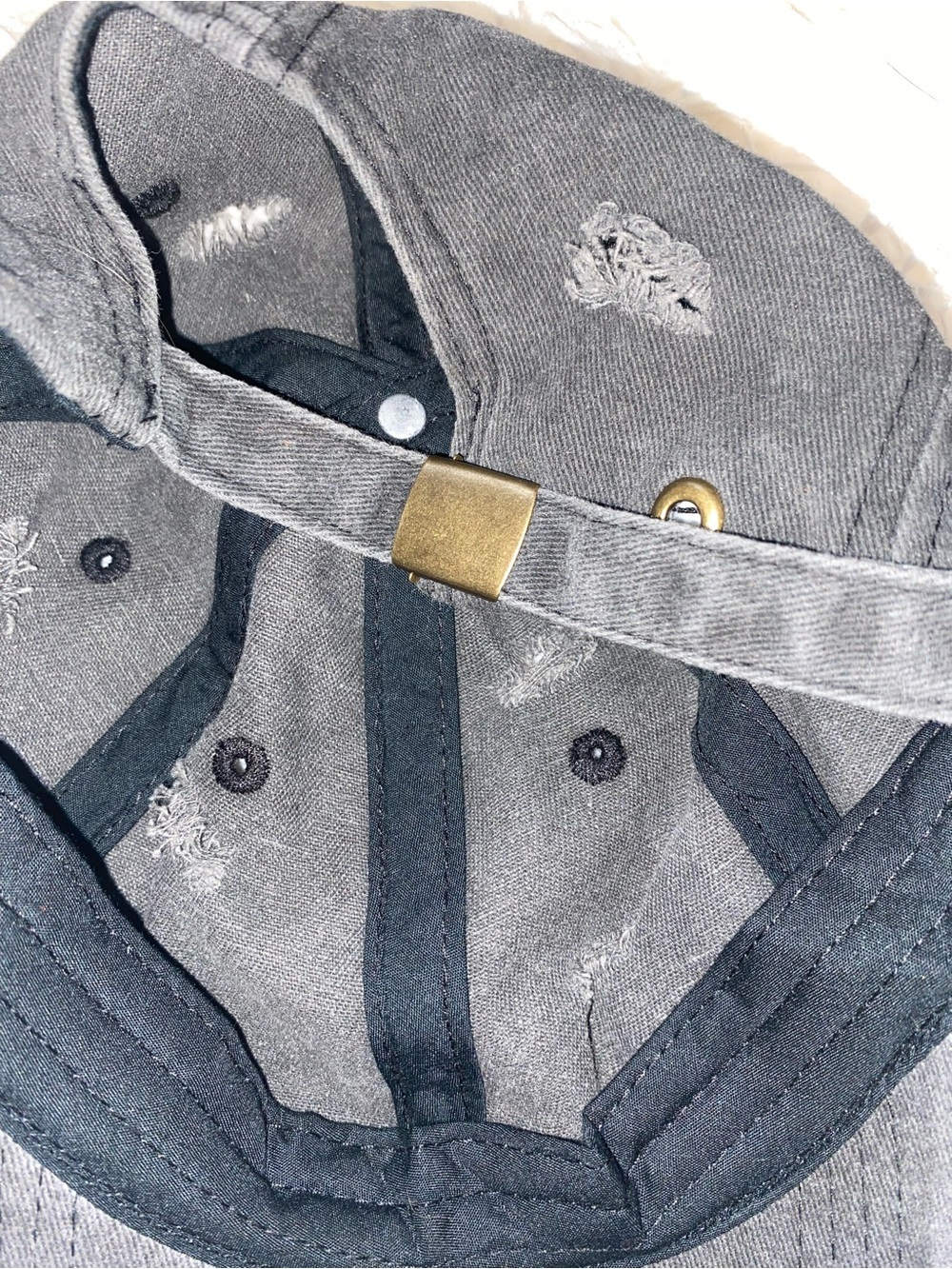 Distressed Black Hat - Picture 3 of 4